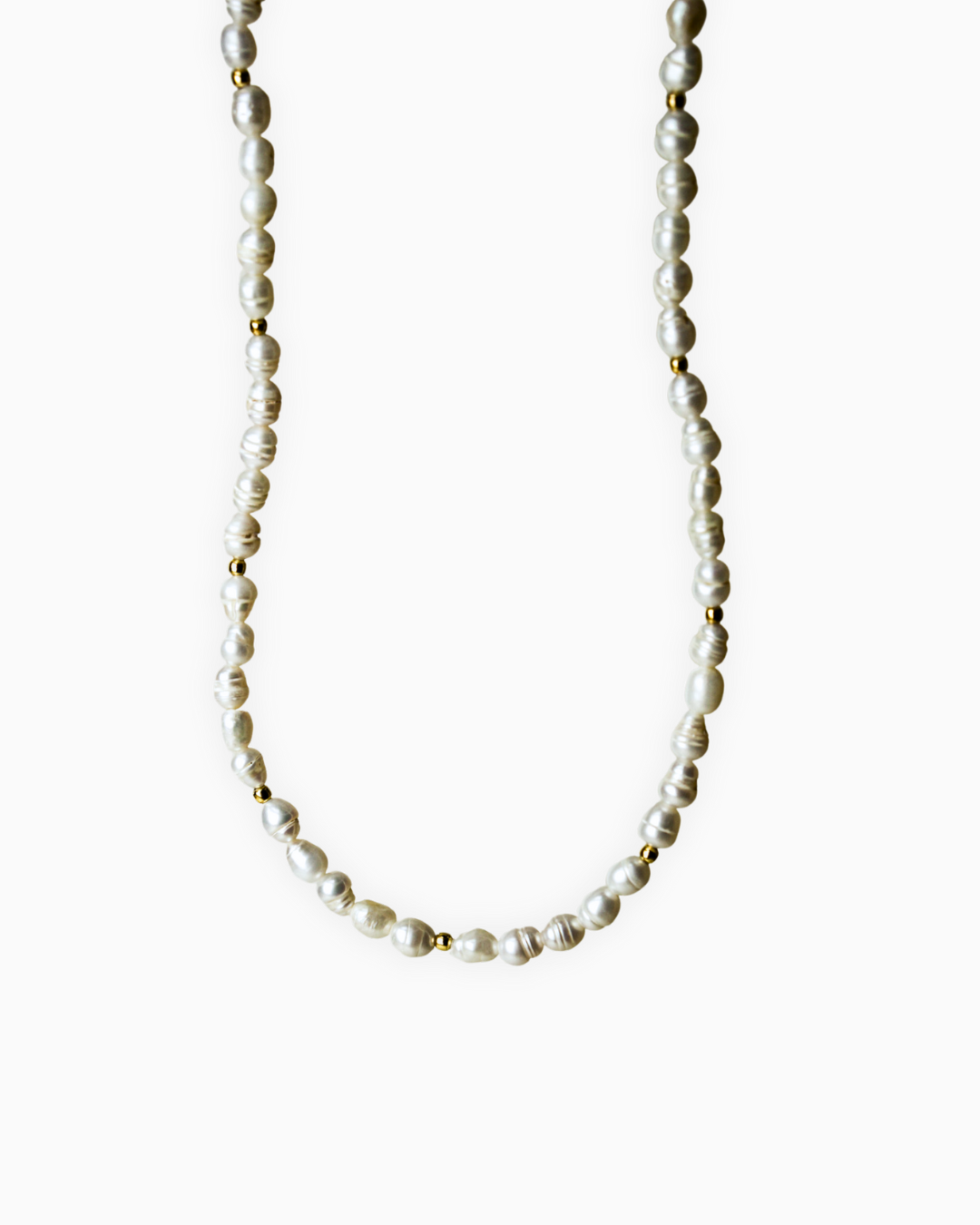 Perlenkette/Choker aus Süßwasserperlen GOLDEN HOUR - MoonGypsea