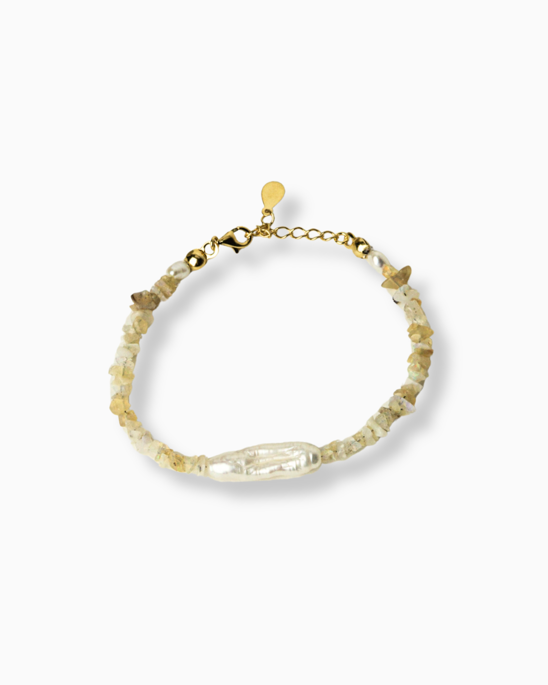 Freisteller Armband aus Opalsteinen TRANSLUCENT SEA gold