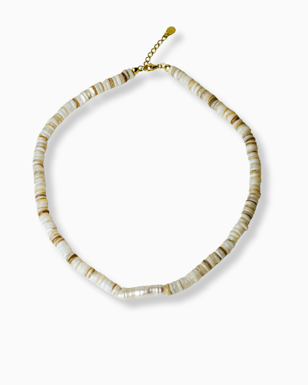 Freisteller Perlenkette SURFIN gold