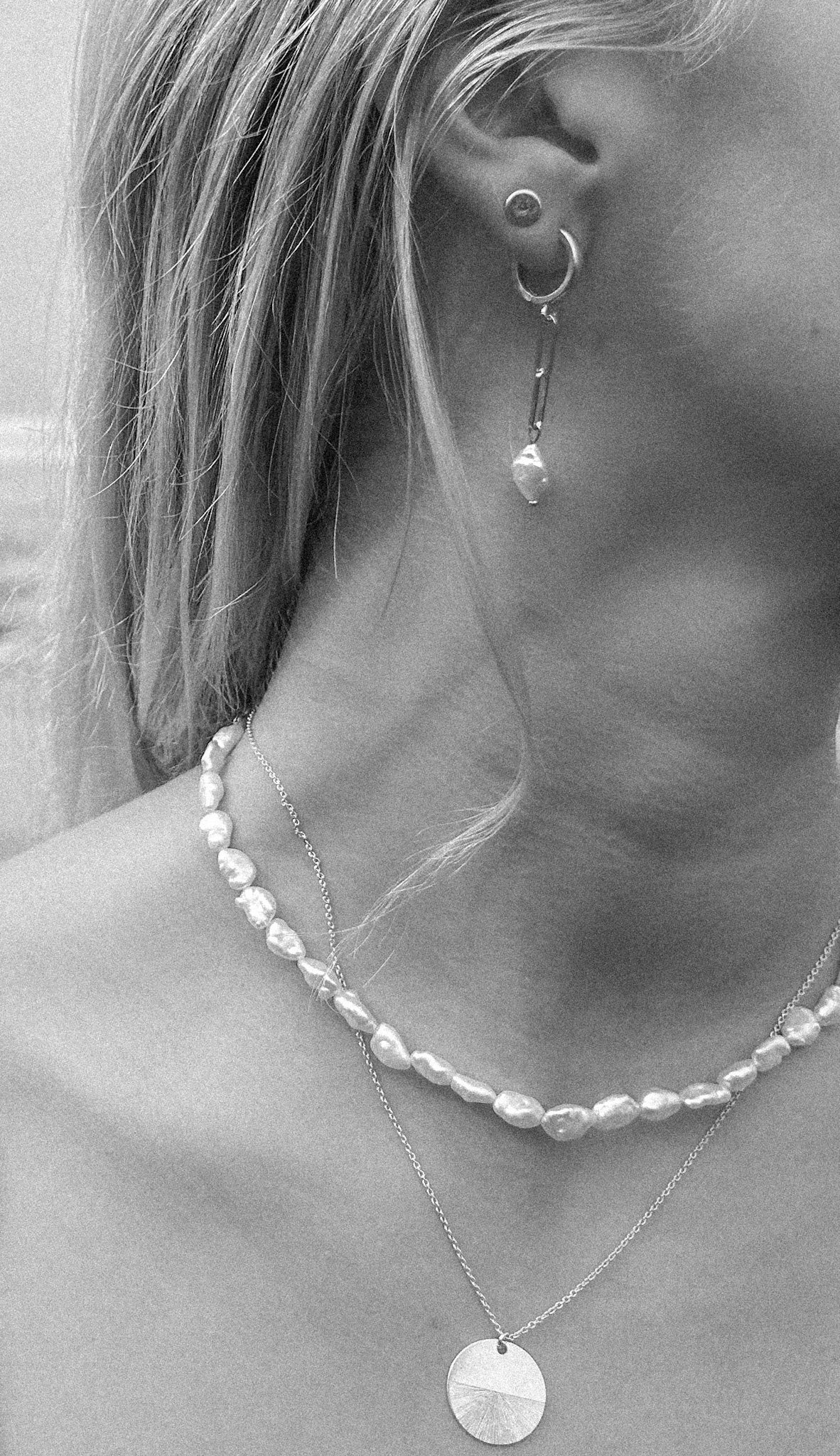 Kette mit Medaillonanhänger HORIZON - MoonGypsea