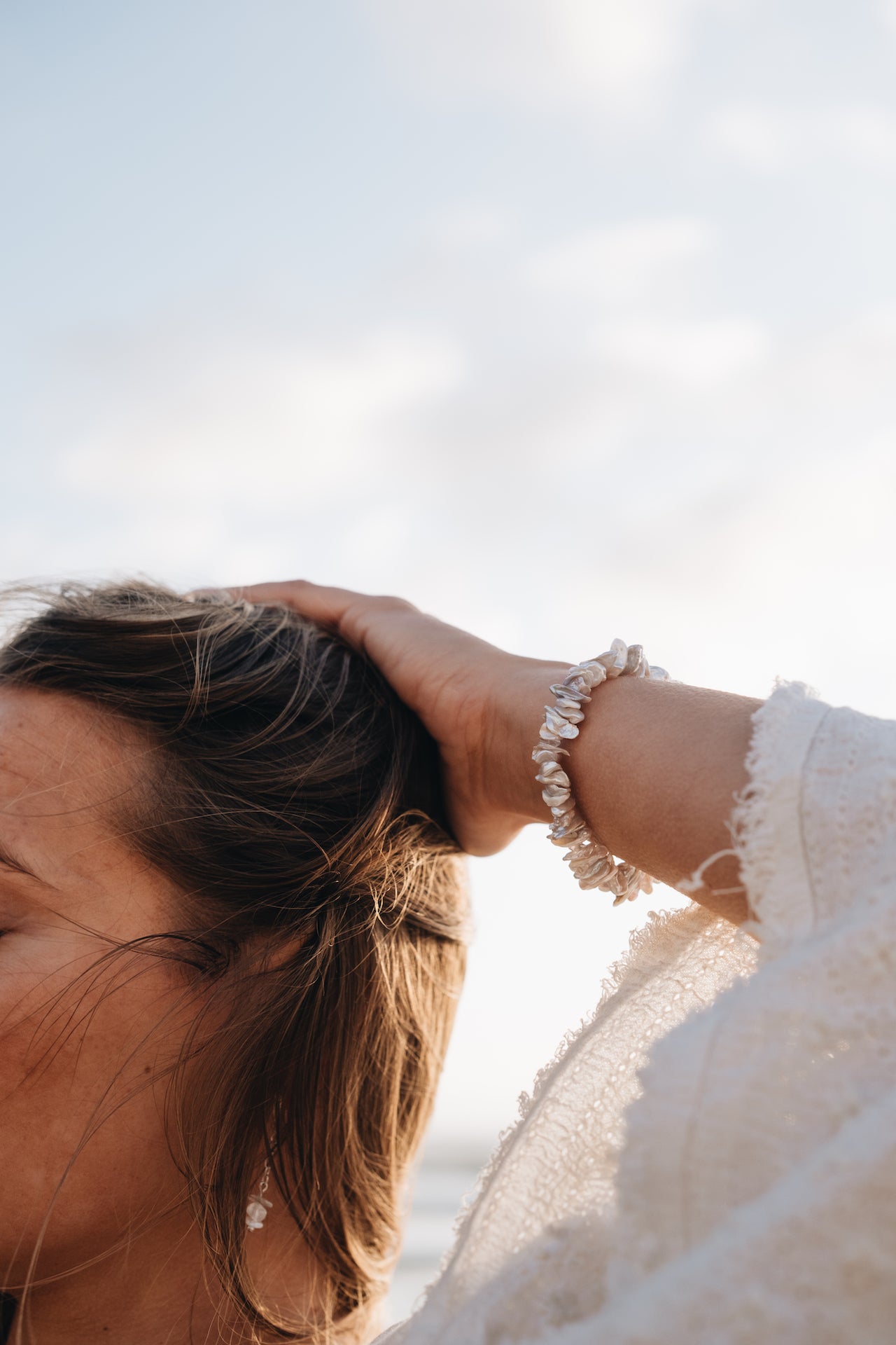 Perlenarmband HAWAIIAN DREAM Nahaufnahme getragen