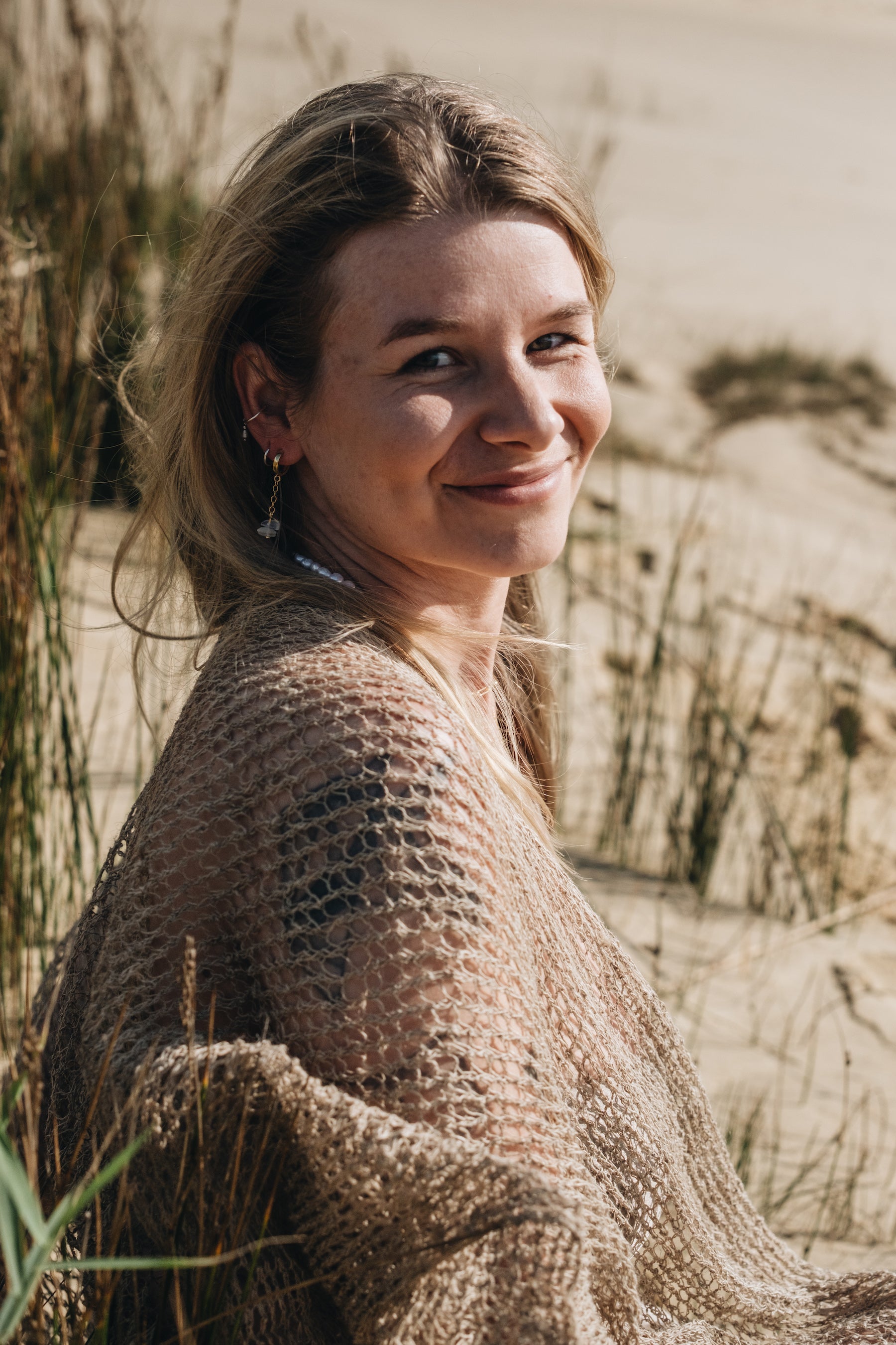 Creolen Ohrringe MOONLIGHT mit Mondsteinen