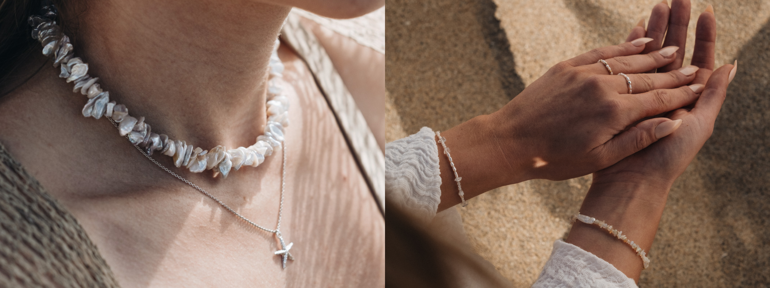 Banner Handgefertigter Schmuck im mediterranen Stil