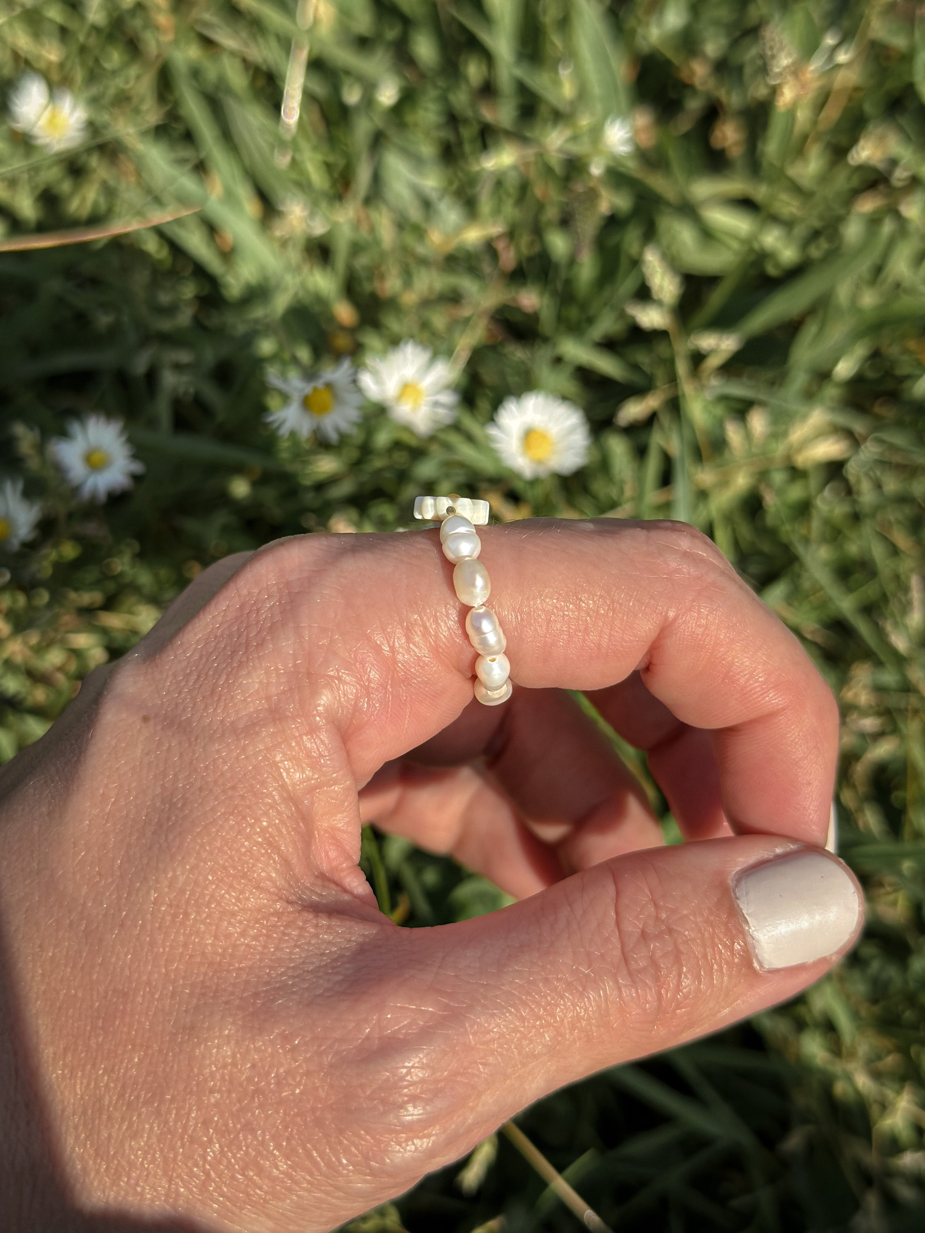 Perlenring LOVELY DAISY - MoonGypsea